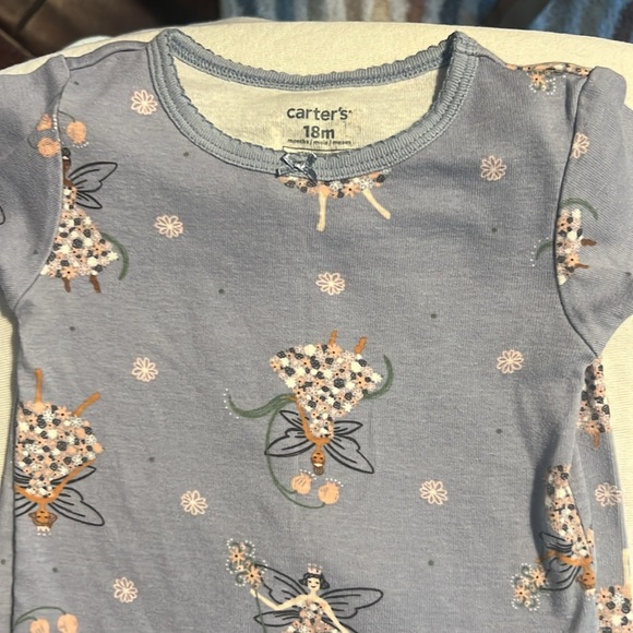 Set of two girls short-sleeved pajamas with pants. - Picture 4 of 8